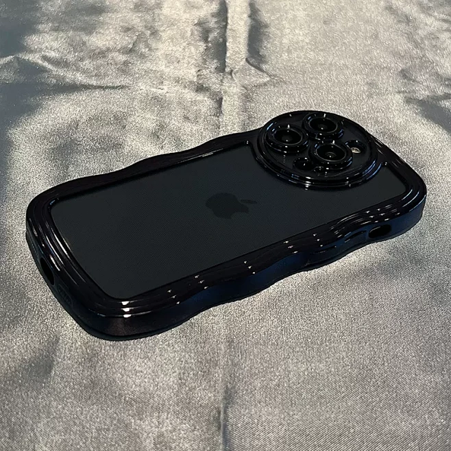 黑色电镀苹果14手机壳全包iphone1...