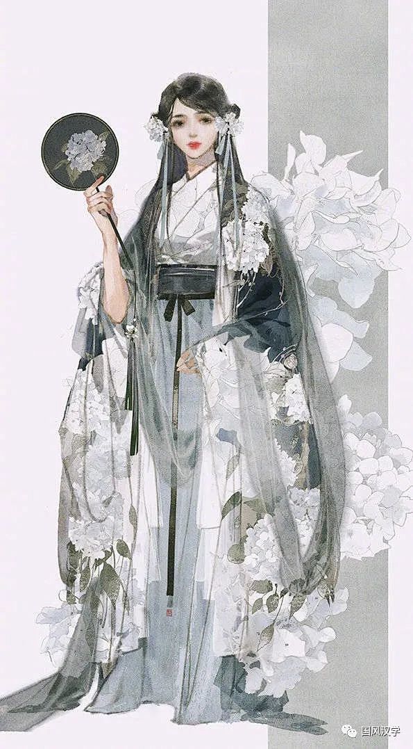 第一眼就醉了，顶尖古风插画师伊吹五月作品...