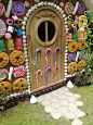 Miniature Clay Witch Gingerbread Dolls House