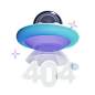 404 Error  3D Icon