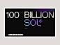 100BillionSOL solana cryptocurrency crypto token startup nft motion graphics graphic design 3d animation ui