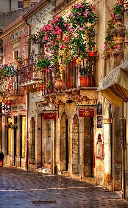 Taormina, Sicily, It...