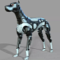 Robot Dog Doberman by Vladim00719  3DOcean