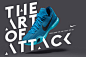 Kobe X — The Art of Attack : Kobe X — The Art of Attack— Nike Global BasketballTypography and logo lockup design to mark the launch of Kobe X, Kobe Bryant's tenth signature shoe for Nike.