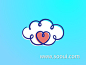 白云飘飘！28款云元素Logo设计UI设计作品LOGO人物Logo首页素材资源模板下载