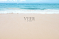 sandy beach and the sea