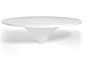 Round Corian® table FRENCH CONCESSION by DE PADOVA