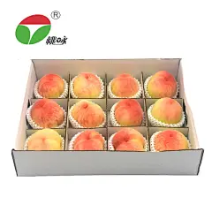 【桃咏】南汇水蜜桃之“ 白凤桃”品种 总重5.4斤 单果225g左右-tmall.com天猫