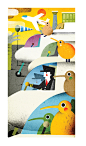 Spot illustrations for Monocle magazine. : Series of Spot Illustration for Monocle Magazine.Art Director – Jay Yeo