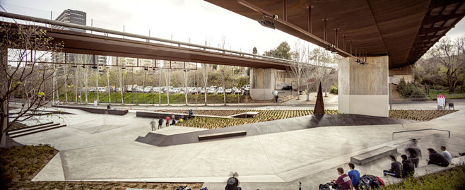 Les Corts Skatepark-...