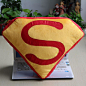 【图】超人抱枕 S标志 抱枕 超个性毛绒玩具 手工制作 情侣礼品 - 美丽说