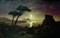 The Bay of Naples by moonlight
, 1842. Feodosia, Aivazovsky National Art Gallery