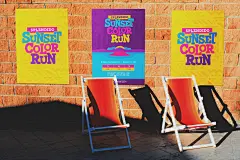 event brand identity color run brand identity branding  Event running fun run Event Design Event Branding philippines