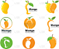 mango fruit logo