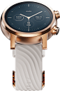 Moto360 : The new Moto 360 is a beautiful, stainless steel timepiece that curates notifications to fit your lifestyle. Get updates, not interruptions. The stainless steel curved case with rotating crown and customizable action button mimic the haptic expe