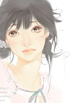 古风古装水彩美女插图CG手绘人物插画人物sai上色素材120张XF006-淘宝网