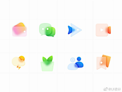 LIUYAXIN采集到ICONS/小插画