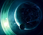 General 1280x1024 planetary rings planet space art Moon