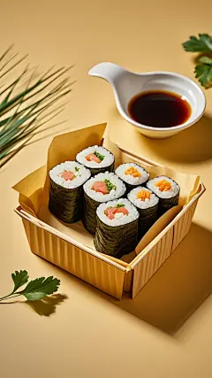 寿司日式饭团美味料理新鲜日本美食