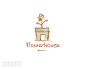 flowerhouse鲜花店logo欣赏