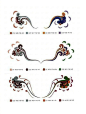 中国传统的敦煌图案与配色方案 ​​​​