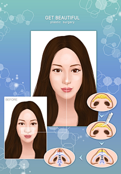 胖渣的设计素材库采集到医美插图