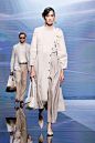 Giorgio Armani Spring 2021 Ready-to-Wear Fashion Show : The complete Giorgio Armani Spring 2021 Ready-to-Wear fashion show now on Vogue Runway.