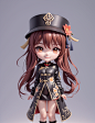 00019-341235-full body,chibi,masterpiece, best quality, extremely detailed, hu tao _(genshin impact_), 1 girl standing,Hands behind your back