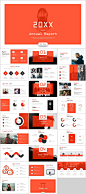 27+ Red Annual analysis report PowerPoint template