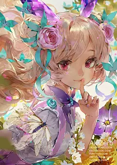 这色彩谁看了不迷糊，来自@AkiZero1510 老师~
#作品欣赏# #佳作赏析# #画师推荐# ​​​​