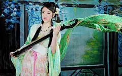 唯美画境古装美女图片高清电脑壁纸桌面壁纸1