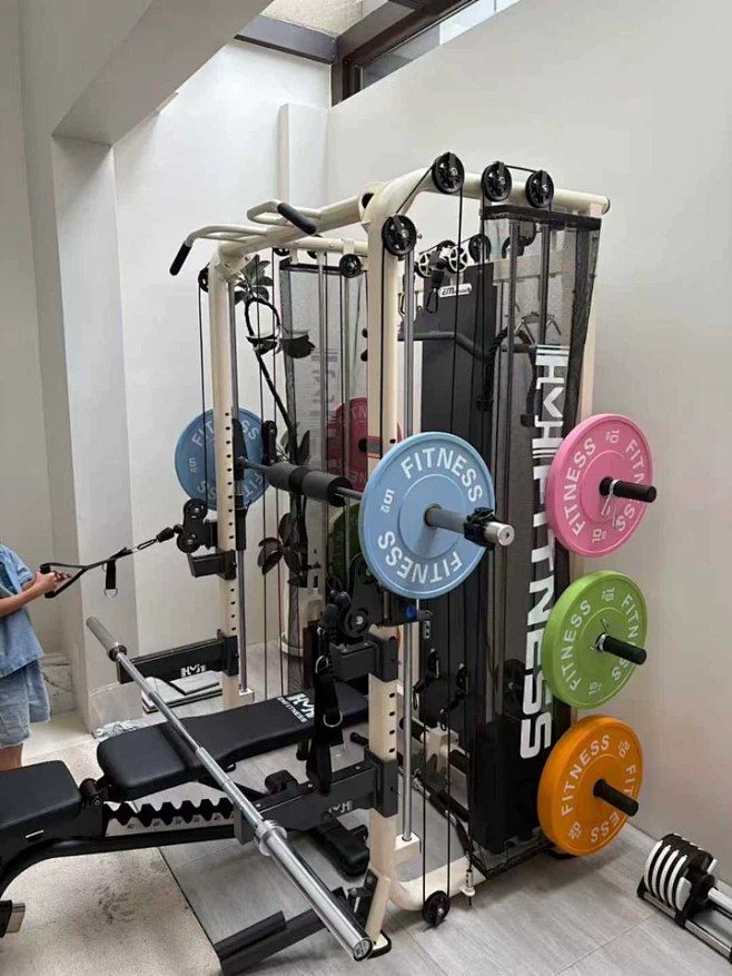 史密斯机综合训练器健身房家用飞鸟龙门架深蹲卧推架多功能一体机-tmall.com天猫-花瓣网