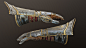 Gauntlets, Eric J Fitch : Gauntlets inspired by Italian medieval armor concepted by me. Thought it would be cool to make gauntlets I could imagine in a RPG game.

The goal was to model a prop to improve my hard surface modeling and texturing workflows. Qu