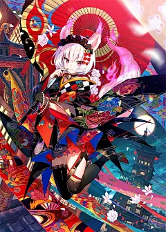 P站日本画师藤原的插画作品-二次元-微元素 - Element3ds.com!