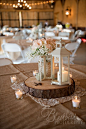 rustic vintage mason jar lantern wedding centerpiece / http://www.himisspuff.com/100-unique-and-romantic-lantern-wedding-ideas/3/: 