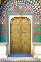Peacock Door, City Palace, Jaipur,India