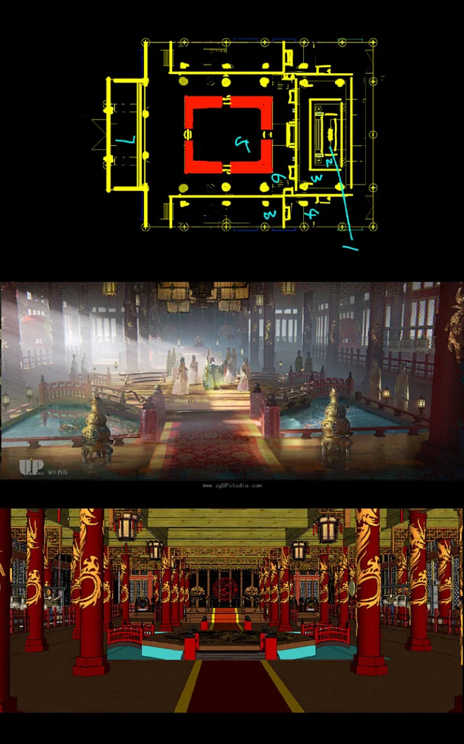 郑成龙-UP studio-影视概念设计-CG场景设计-影视美术-原画-学生作品-年代戏现代戏古装戏内外景-花瓣网