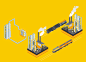 SAP.  Isometric illustration for animation : Анимированная инфографика.