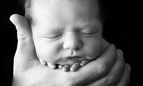 以温柔、轻松和简约的方式拍摄了婴儿们安睡...