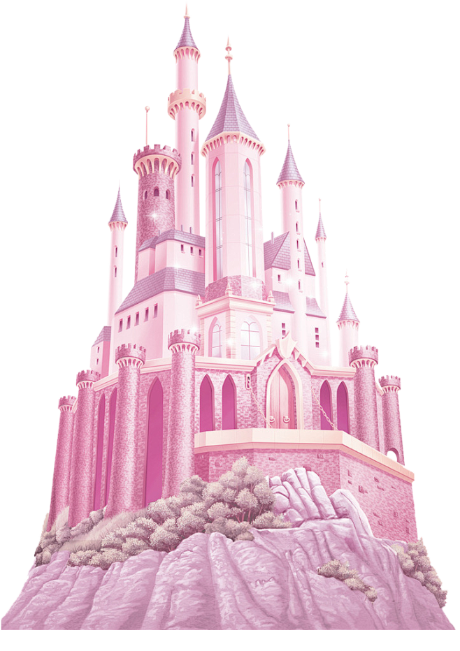 迪士尼粉色城堡免扣PNG
