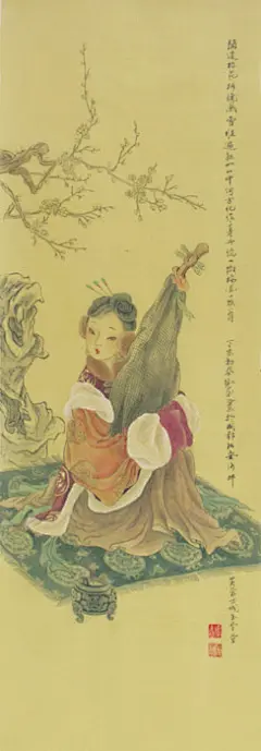 《抱琴》-武卫萍展厅-西部美术在线