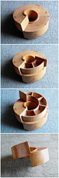 【爻艺术坊】<#创意分享#>匈牙利设计师Laszlo Tompa设计了一款有趣的木制螺旋抽屉名为“螺旋盒”，有点像是蜗牛的内脏，抽屉芯沿着抽屉盒呈螺旋状打开，像玩具，又不会丧失原来的功能。http://t.cn/zW5HlpX @爻艺术坊 <#北京最北的原创设计品店#>，汇聚艺术灵感, 缔造艺术品牌。http://t.cn/ajBvEZ