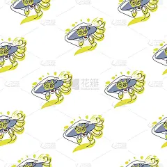 模式;没完没了的画;线条抽象画夏日手绘，女孩带帽，风，优雅，时尚，挑逗，度假，夏日调色板。