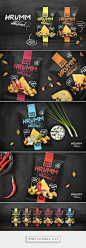 Hrumm Hrumm, Crunchy Cheese on Packaging of the World - Creative Package Design Gallery... - a grouped images picture - Pin Them All