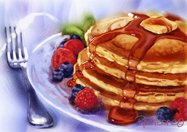 Pancakes by RaeVeone...