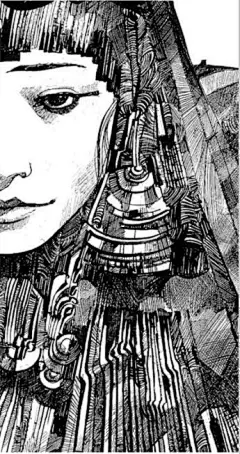 意大利漫画家 Sergio Toppi(瑟吉尔.托皮 1932~2012)的黑白漫画作品十分出色，用延绵不绝的线和色把人与人、人与物、人与背景和谐的融为一体，浑然天成，错落着空间，交织着时间，牵动着情节的发展，也维系着形式与内涵
