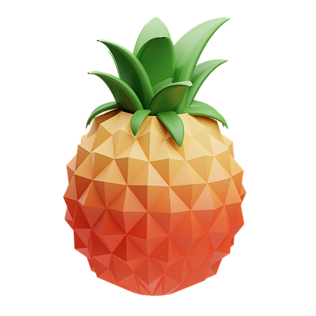 Pineapple 3D Illustr...