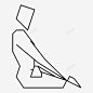 瑜伽开放式平和图标 icon 标识 标志 UI图标 设计图片 免费下载 页面网页 平面电商 创意素材
