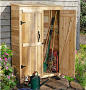 Tool storage, instead of the ugly shed: 