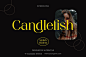 Candlefish现代优雅时尚品牌标识婚礼请柬邀请函海报标题英文字体图片